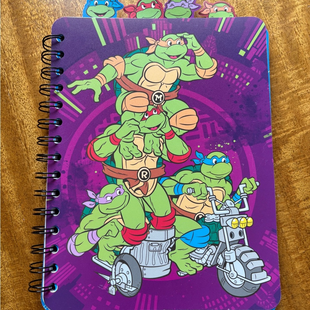Teenage Mutant Ninja Turtles Spiral Notebook
